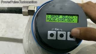 Endress  Hauser Promag Wiring and programming with password [upl. by Disharoon]