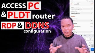 How to access your PC and PLDT modemrouter Anywhere even you have Dynamic Public IP [upl. by Htirehc]