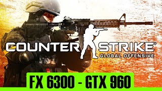 Counter Strike Global Offensive  GTX 960 4Gb  FX 6300  1080p [upl. by Mayer]