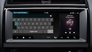 Jaguar FPACE 2019  How to connect your device with InControl Touch Pro [upl. by Towroy666]