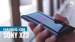 Sony Xperia XZ3 handson review [upl. by Nylknarf436]