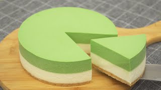 Matcha Cheesecake No Oven [upl. by Anetsirk440]