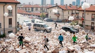 Storm Chaos In Spain NOW Massive 6inch Hail Hit Cars And Homes In El Ejido Almería [upl. by Bellina939]