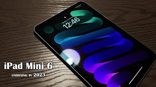 iPad Mini 6th Gen unboxing  accessories in 2023 [upl. by Malanie]