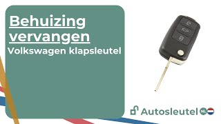 Volkswagen Klapsleutel  Behuizing Vervangen  Autosleutelnl [upl. by Chryste958]