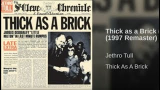 JETHRO TULL  THICK AS A BRICK Pt1amp2  FULL ALBUM HD [upl. by Nirtiac524]