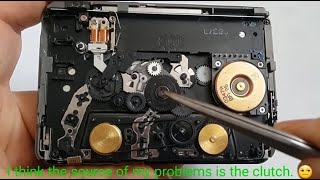 Panasonic RQSX20 Walkman  Common Clutch  Problem [upl. by Donoghue]