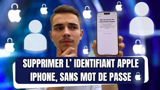 Comment Supprimer identifiant Apple iPhone sans mot de passe  2024 [upl. by Baldridge]