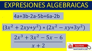 944 EXPRESIONES ALGEBRAICAS [upl. by Yenhoj]