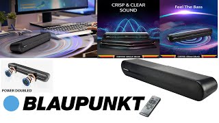 BLAUPUNKT  Standalone SOUNDBAR SBA40 Unbox Specification of one of best Mini Soundbar GizmoHUB22 [upl. by Henrik]