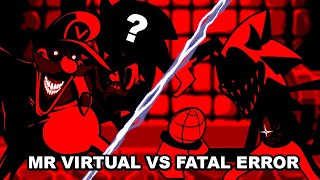 Mr Virtual Vs Fatal Error   Paranoia Cover  Mario Madness V2 FNF [upl. by Tidwell]