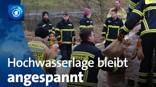 Niedersachsen HochwasserLage bleibt angespannt [upl. by Lathe]