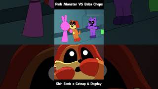 Pink Monster vs Vineria x Catnap BABY Cute story Incredibox Sprunki Animation [upl. by Enilhtak]