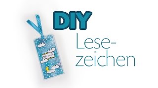 DIY Lesezeichen mit Stempeln selber machen [upl. by Neras]