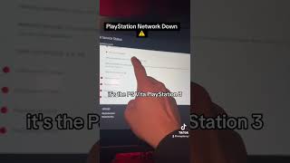 PSN Down psn playstationnetwork playstationnews ps5 psnplus fyp [upl. by Arramahs]