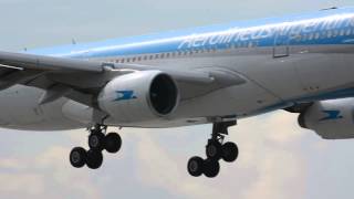 Aerolineas Argentinas a330 Landing Miami InternationalFL [upl. by Afital]