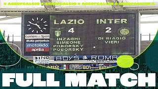 Lazio  Inter 42 05052002 FULL MATCH  Age of Calcio [upl. by Aiek]