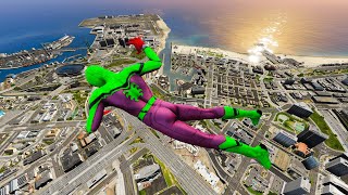 GTA 5 Epic Ragdolls Spiderman Water Jumps amp Peds War LIVE Funny Moments [upl. by Claudianus]