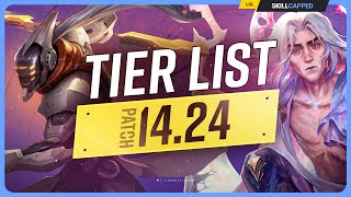 NEW TIER LIST for PATCH 1424  League of Legends [upl. by Idona]