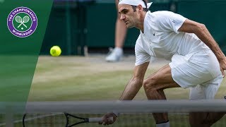 Roger Federer v Grigor Dimitrov highlights  Wimbledon 2017 fourth round [upl. by Franek827]