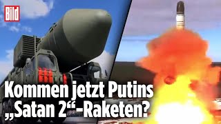 Bedrohung für die ganze Welt Russland will 50 atomfähige Raketen bauen  UkraineKrieg [upl. by Alian]