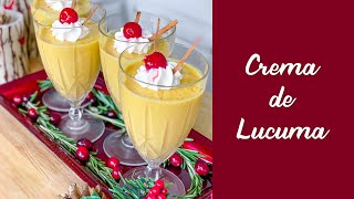 Receta Crema de Lucuma [upl. by Aihsik503]