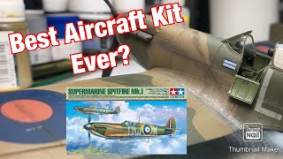 The BEST Aircraft Model Kit EVER Tamiya 148 Spitfire Mk I 1 Full Build [upl. by Sayles306]