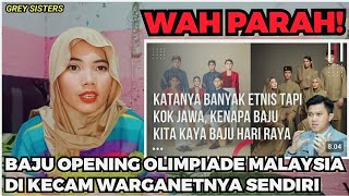 KOK BISA❓WAH BAJU OPENING OLIMPIADE MALAYSIA DI KECAM WARGANYA KAYA BAJU RAYA [upl. by Driscoll]