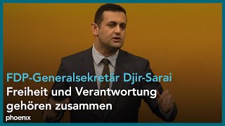 Dreikönigstreffen Rede von FDPGeneralsekretär DjirSarai [upl. by Apoor]