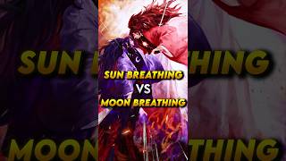 Is Moon Breathing STRONGER Than Sun Breathing shorts yoriichi kokushibo [upl. by Neral]