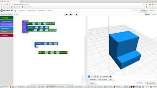 Modelado de pieza para vistas en Blockscad [upl. by Eiltan]