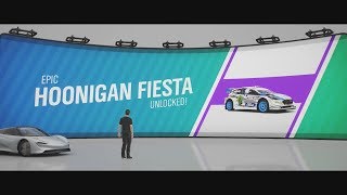 How to unlock Hoonigan Gymkhana 10 Ford Fiesta ST 17  Forza Horizon 4 Walkthrough  S 20 Spring [upl. by Merete]