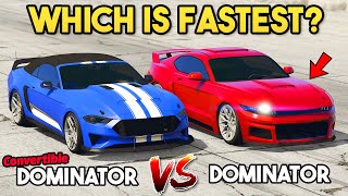 GTA 5 ONLINE  DOMINATOR GT VS DOMINATOR GTX WHICH IS FASTEST [upl. by Stanly]