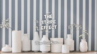 How to Paint a Simple Stripe Effect  Dulux [upl. by Collette]