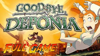 Goodbye Deponia  Complete Gameplay Walkthrough  Full Game  No Commentary [upl. by Aznola]