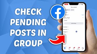 How to Check All Pending Posts in A Facebook Group [upl. by Haseefan]