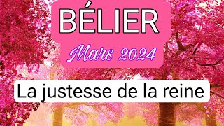 BÉLIER MARS 2024  La justesse de la Reine d épée [upl. by Moshell]