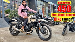 Royal Enfield Himalayan 450 New Model 2024 first liquid cooled bike Launch full review [upl. by Margherita]