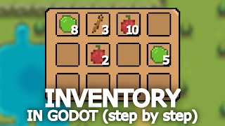 How to Create a INVENTORY in Godot 4 step by step [upl. by Galvin]