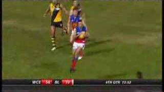 Brisbane Lions vs West Coast Eagles  Upset of the Year 2007 [upl. by Ennaesor]