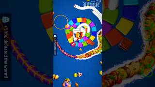 Worms Zoneio Top 001 World Record Snack Shelter Epic 144 [upl. by Pascia]