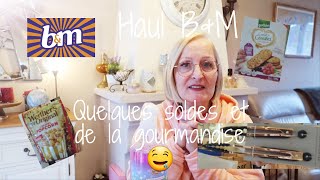 Haul BampM  Quelques Soldes amp Gourmandises 🤤🤑 [upl. by Yssac]