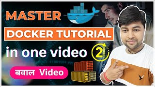 🔥Complete Docker Tutorial in one video for Beginners in Hindi [upl. by Per]