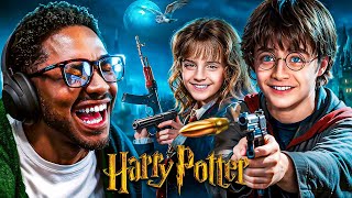 I Watched HARRY POTTER WITH GUNS Its So INSANE I LOST It [upl. by Nujra]