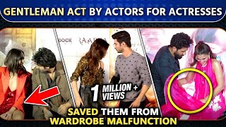 Stars Who Saved Actresses From Wardrobe Malfunction  Sushant Kartik Ranbir Vicky [upl. by Herrod684]