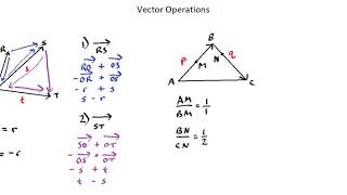 Algebra II Vector operations in terms of coplanar vectors [upl. by Solahcin483]