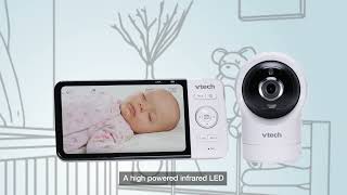 VTech RM57642HD  2 Camera 5” Smart WiFi 1080p Pan amp Tilt Monitor [upl. by Svoboda803]