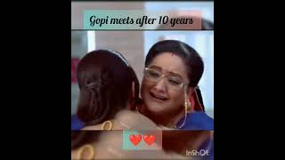 Gopi meets Modis ❤️ gopibahu saathnibhanasathiya serialshorts 2024viralshorts [upl. by Nolahs]