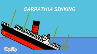 RMS CARPATHIA SINKING flipa cliponueonue onueonue [upl. by Electra]