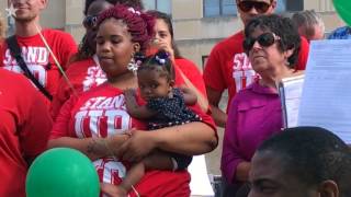 Backers of higher wages rally in Kansas City [upl. by Jeffers]